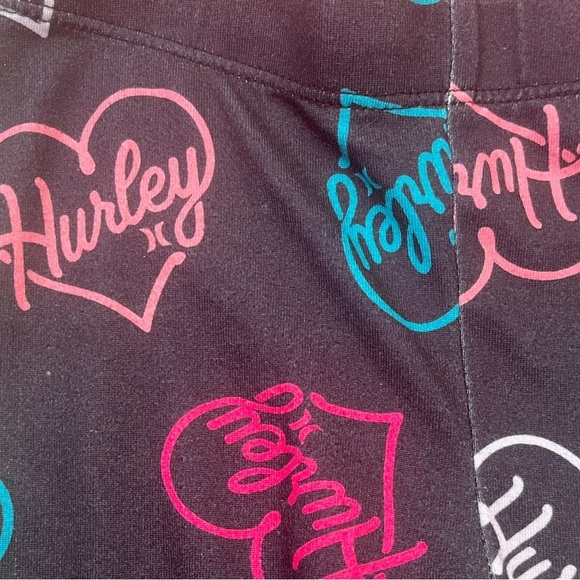 Hurley Pink and Black Pajama Set with Heart Design - Picture 5 of 6